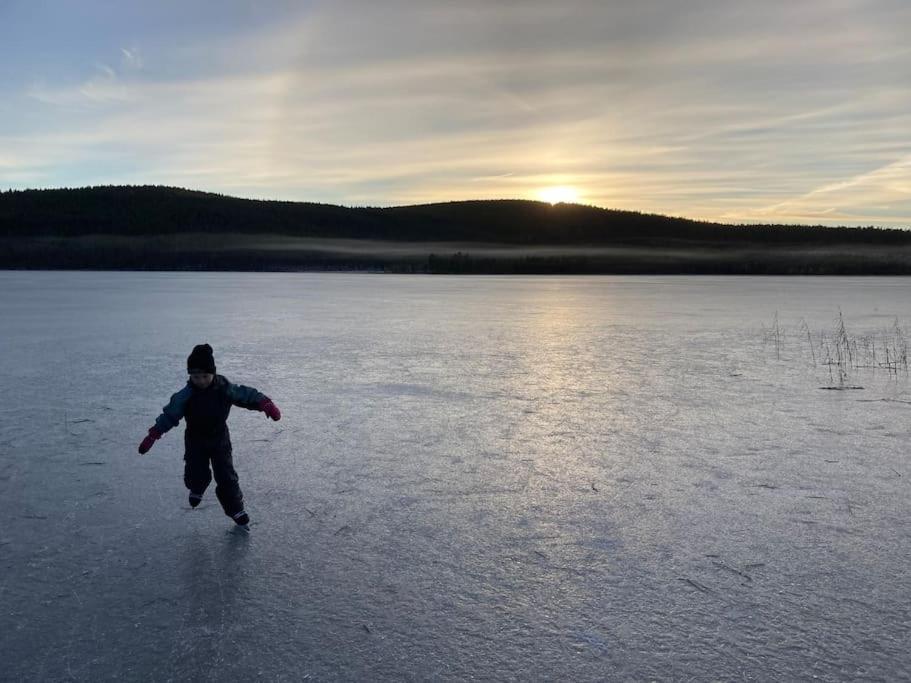 Lakeside Wilderness Cabin Jokkmokk Bagian luar foto
