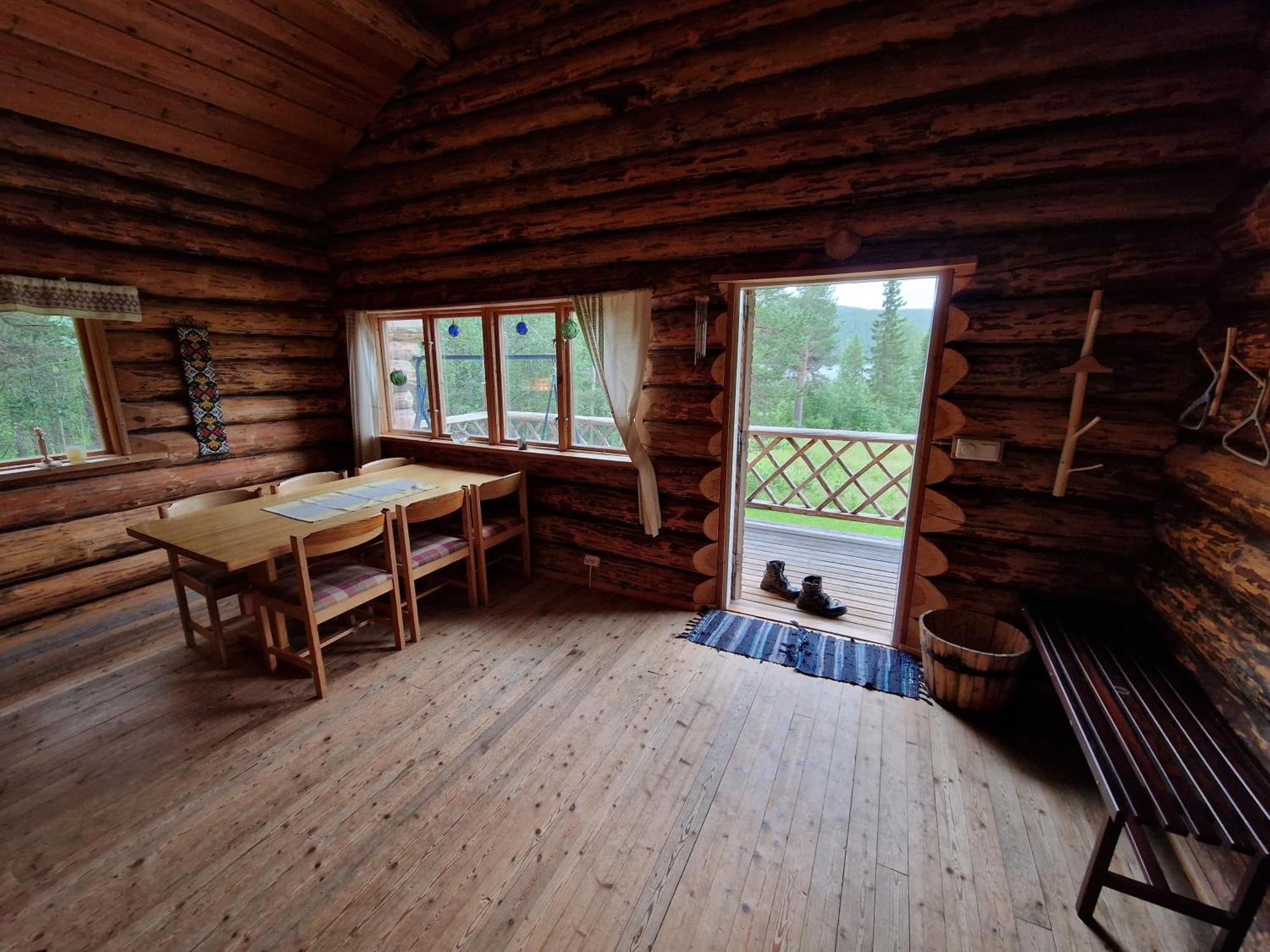 Lakeside Wilderness Cabin Jokkmokk Bagian luar foto