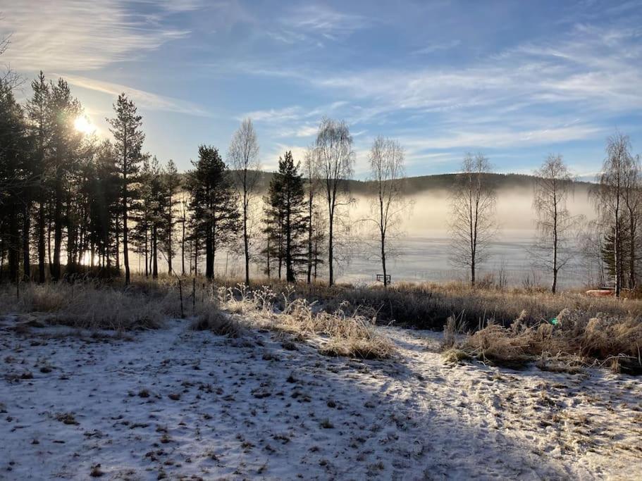 Lakeside Wilderness Cabin Jokkmokk Bagian luar foto