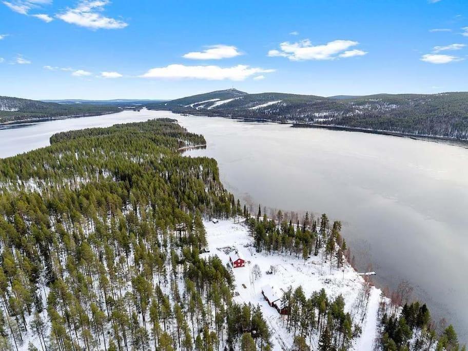 Lakeside Wilderness Cabin Jokkmokk Bagian luar foto