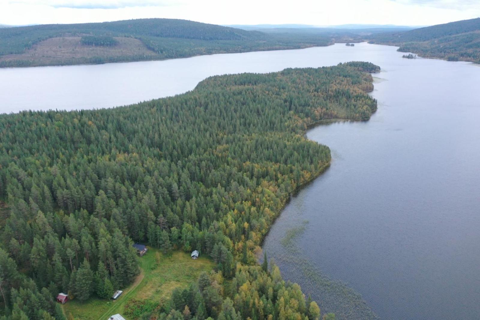Lakeside Wilderness Cabin Jokkmokk Bagian luar foto